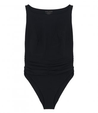 CLOTHES - BOATNECK DIP SIDE SWIMSUIT