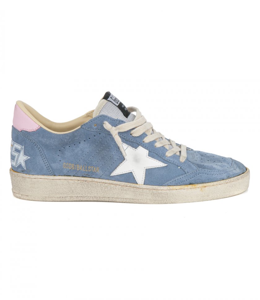 SNEAKERS - POWDER BLUE SUEDE BALL STAR