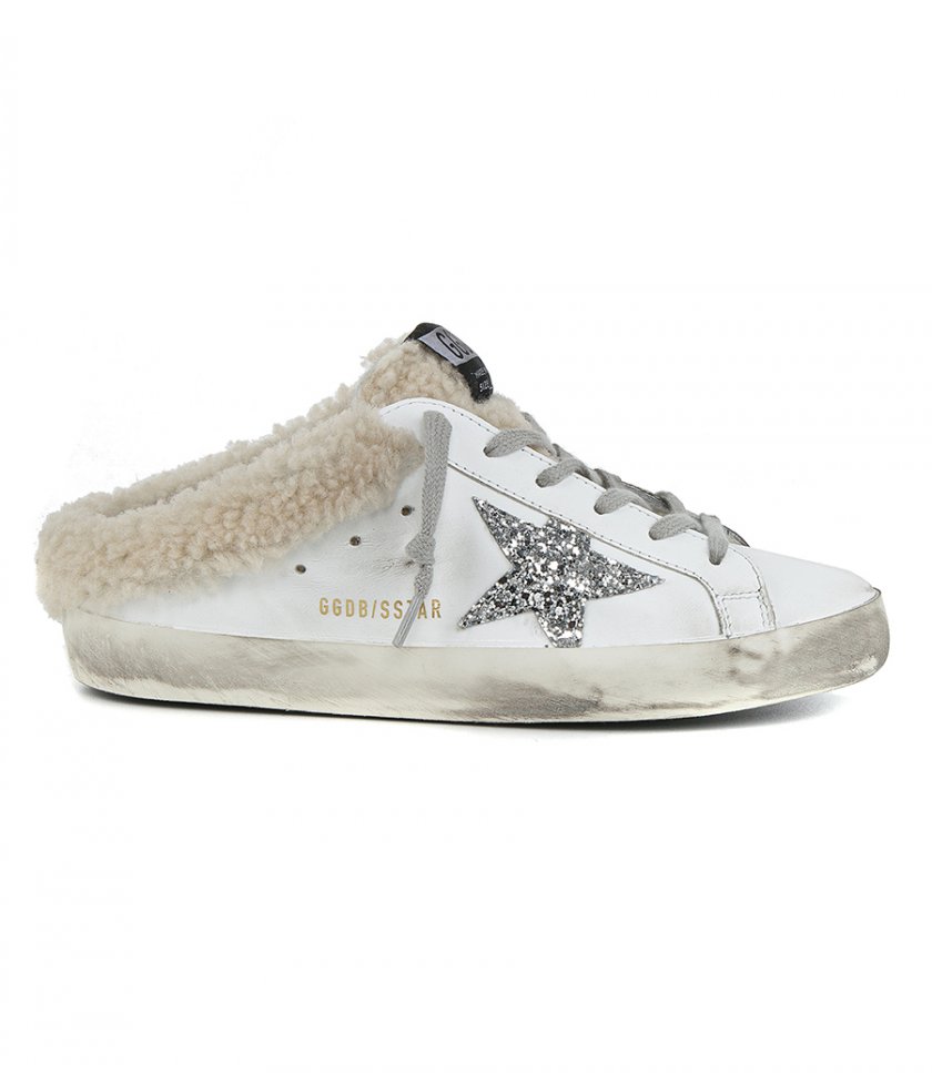 SNEAKERS - SABOT WITH SHEARLING HEEL SUPER-STAR