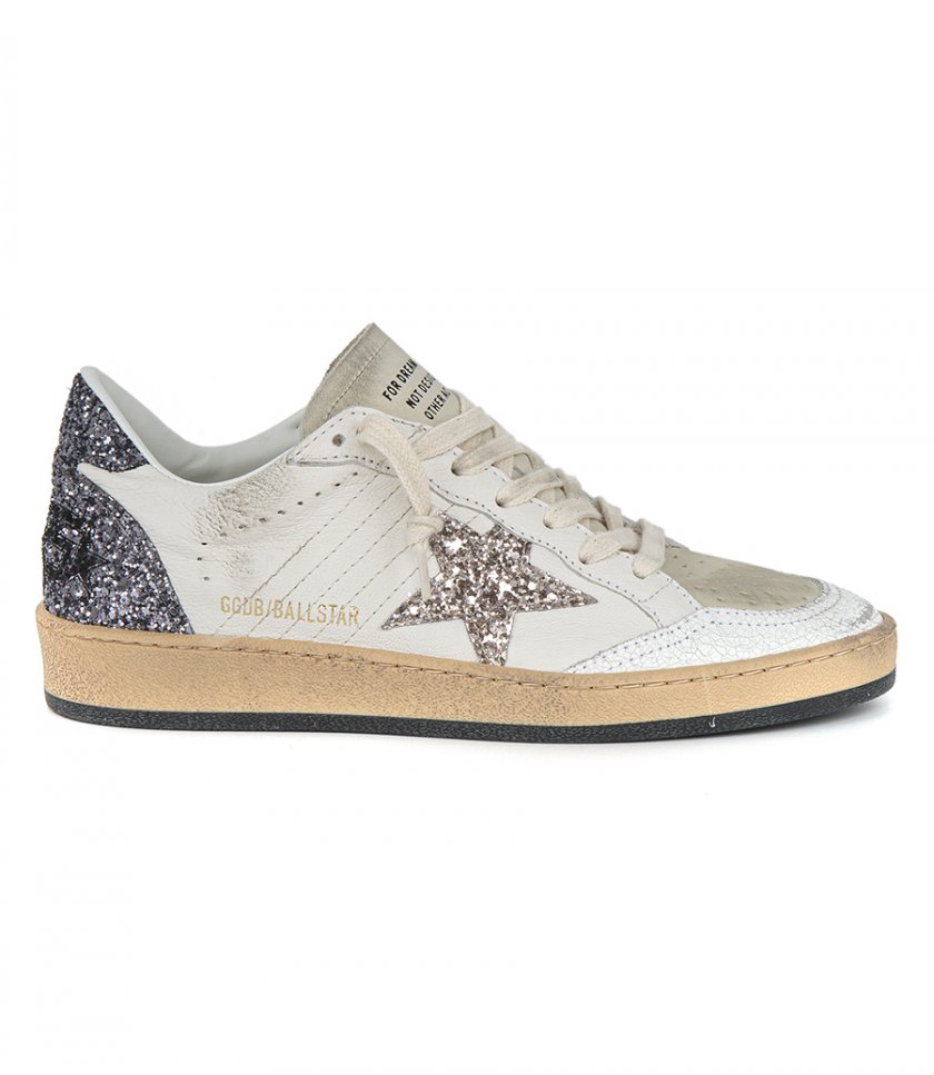 SNEAKERS - UPPER WITH ORNAMENTAL STITCHING BALL STAR