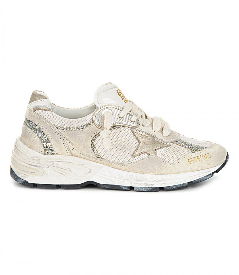 SNEAKERS - SEED PEARL GLITTER UPPER RUNNING DAD