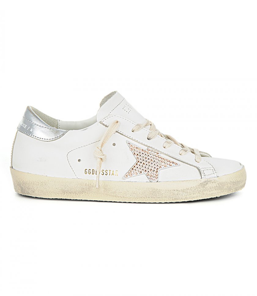 GOLDEN GOOSE  - STAR WITH CRYSTALS SUPER-STAR