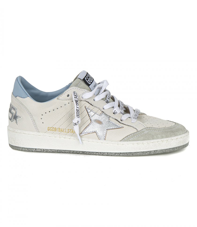 SNEAKERS - SILVER LAMINATED STAR BALL STAR