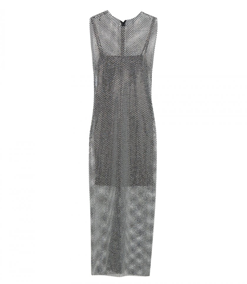 CLOTHES - DRESS IN MESH WITH RHINESTONES