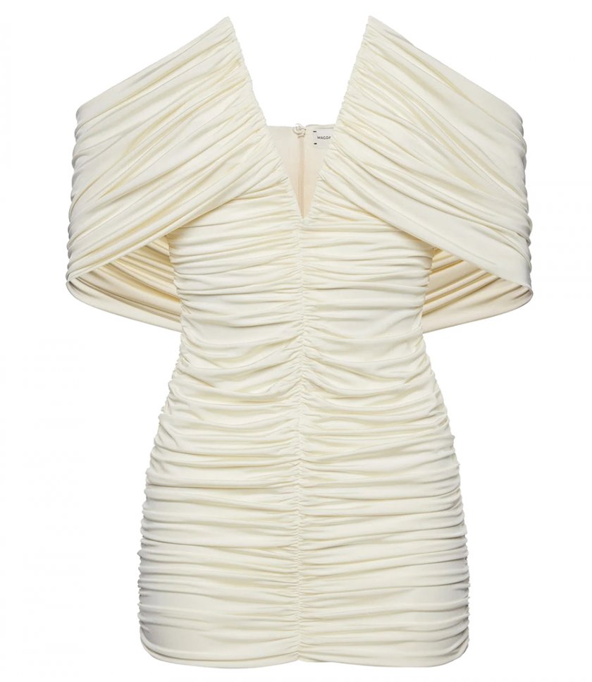 STYLE REPORT - V NECK RUCHED DRESS