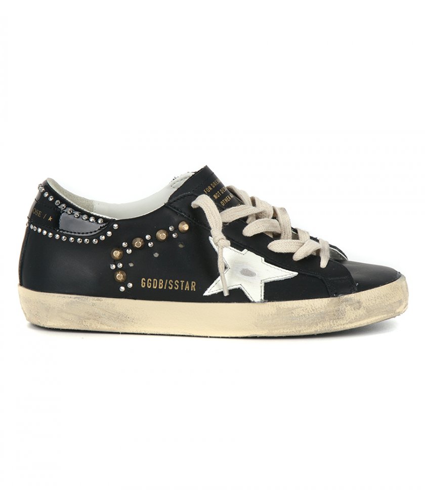 GOLDEN GOOSE  - SUPER-STAR WITH STUDS
