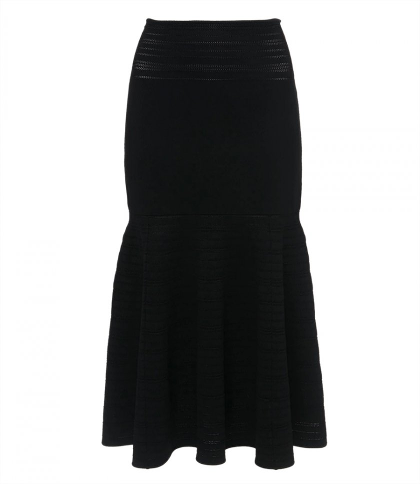 FIT AND FLARE MIDI SKIRT