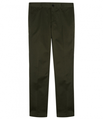 TROUSERS - STAR EMBROIDERED PURE COTTON TROUSERS