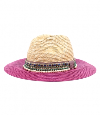 HATS - EMBROIDERED RIBBON WOVEN SUNHAT