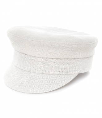 HATS - BAKER BOY HAT IN WHITE