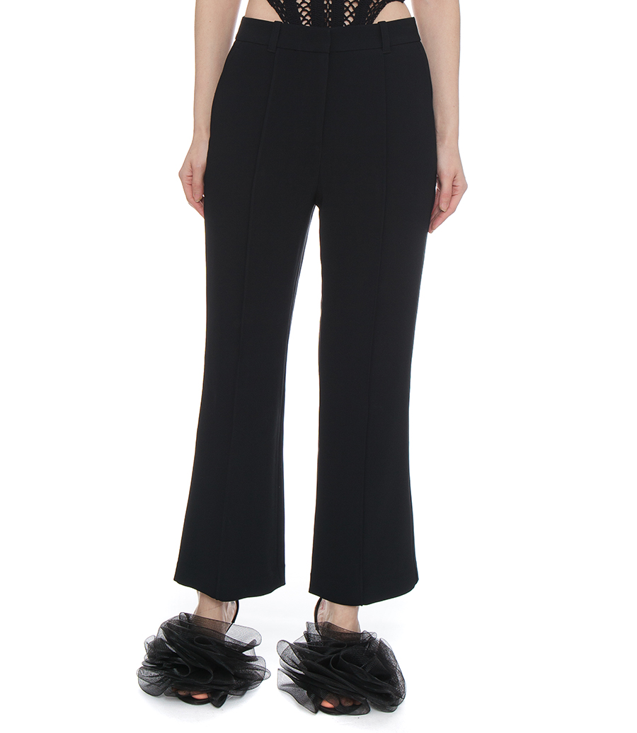 MATTE CREPE KICK FLARE PANT