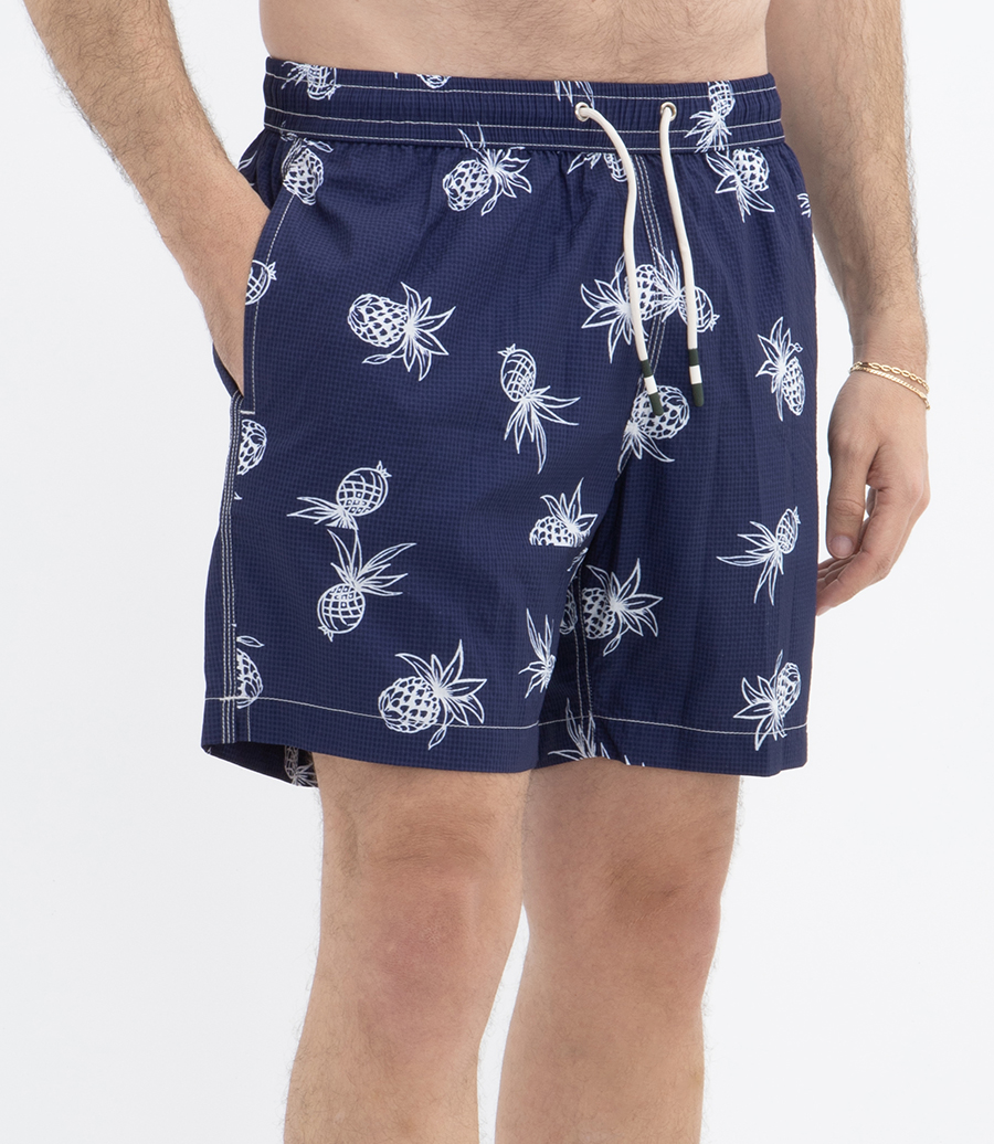 SEERSUCKER SWIM PRINTED