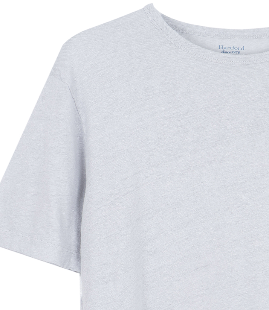 LINEN CREW SS