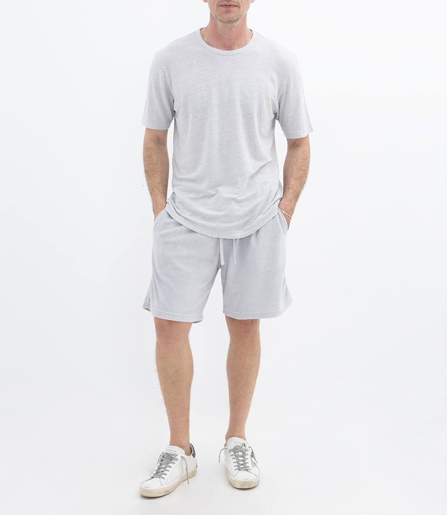 LINEN CREW SS