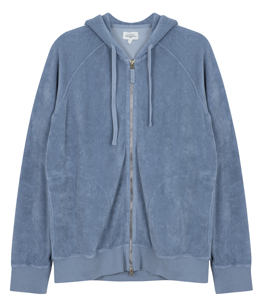 HARTFORD - TOWELLING HOODIE ZIPPER