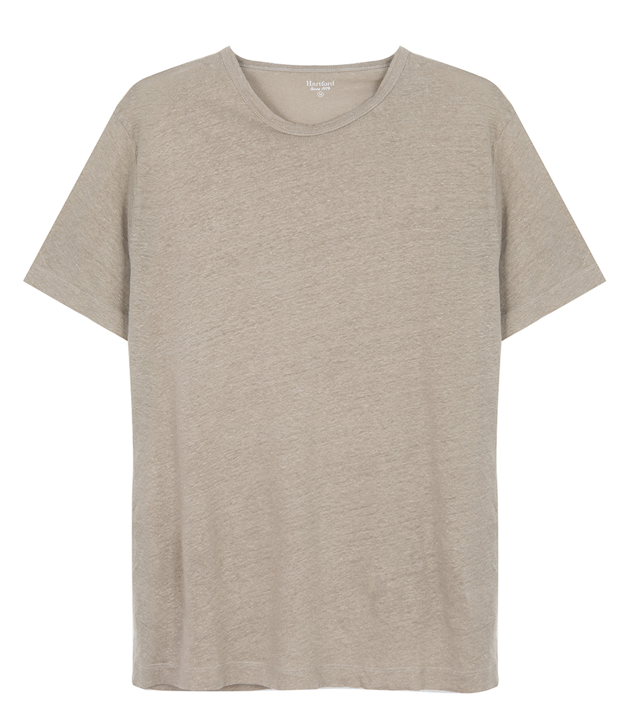 HARTFORD - LINEN CREW SS