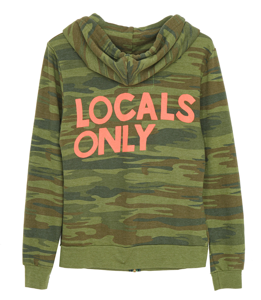 AVIATOR NATION - LOCALS ONLY ZIP HOODIE
