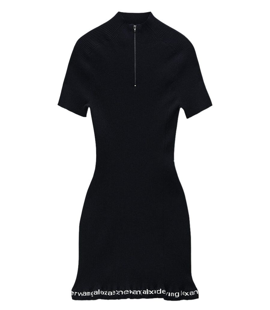 ALEXANDERWANG.T - RIBBED SS DRESS
