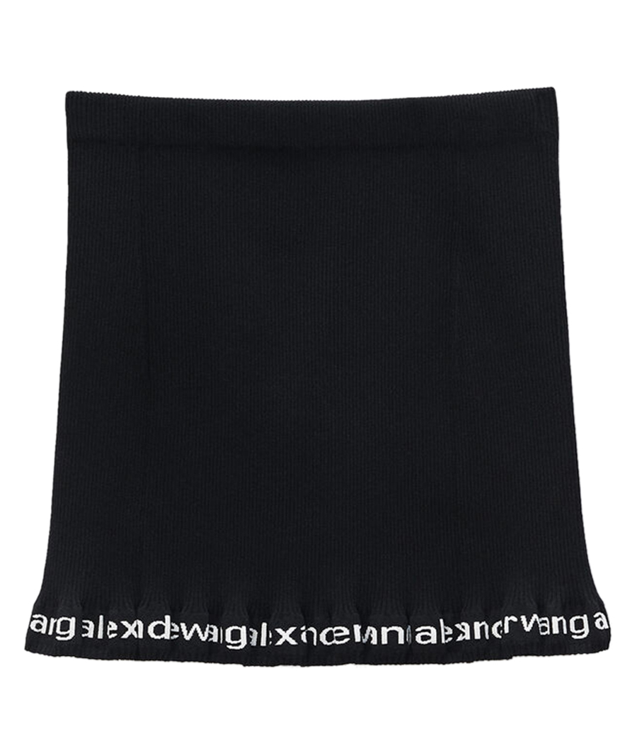 ALEXANDERWANG.T - RIBBED MINI SKIRT