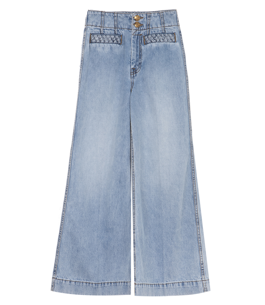 ZIMMERMANN - WANDERLUST DENIM CROPPED JEAN