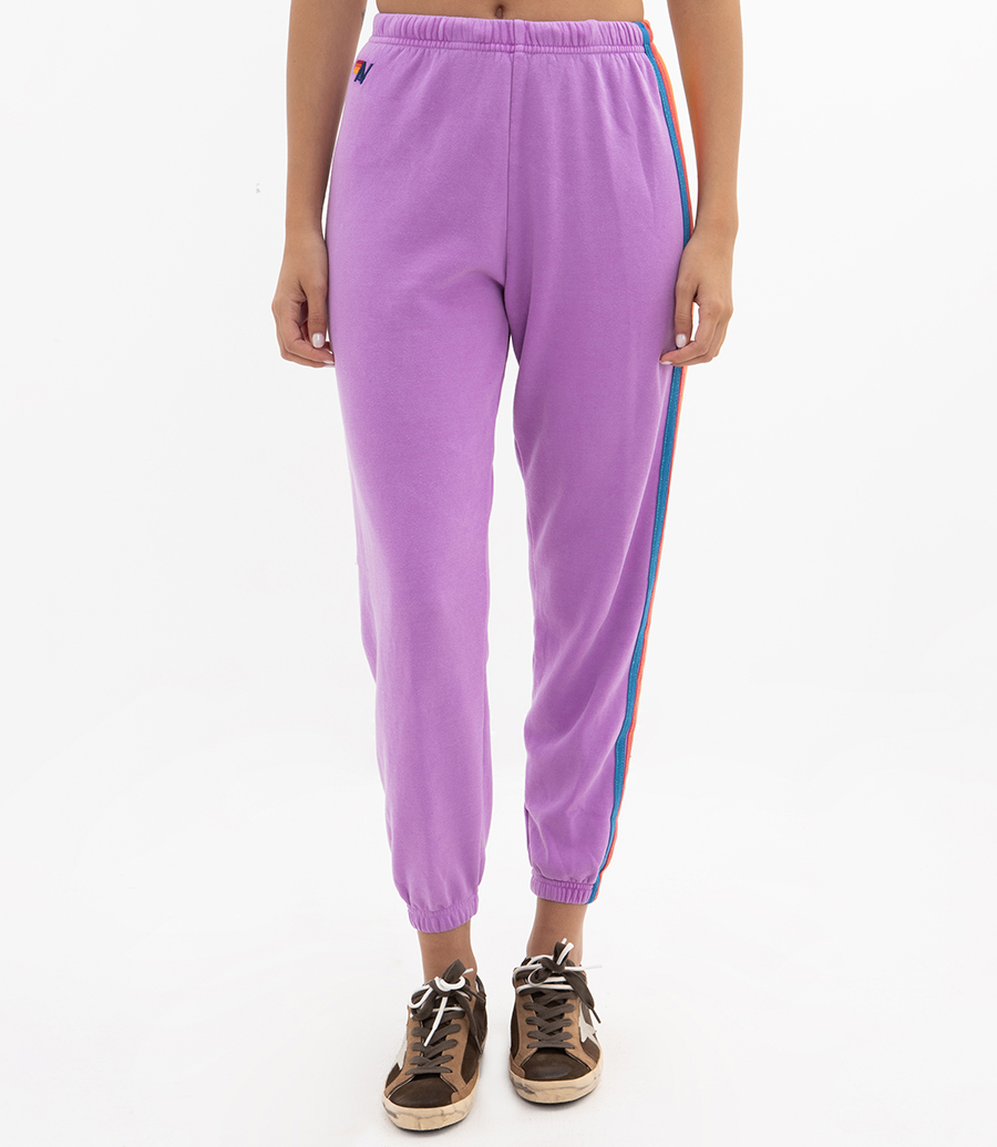 WOMENS 5 STRIPE SWEATPANTS