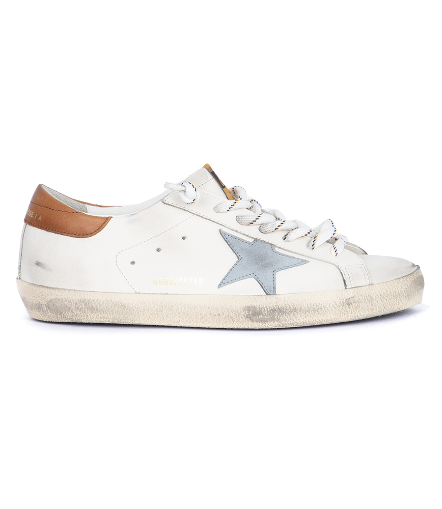 GOLDEN GOOSE  - GREY STAR SUPER-STAR