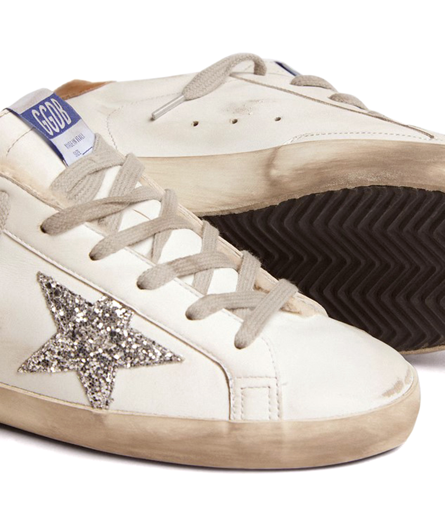SILVER GLITTER STAR SUPER-STAR