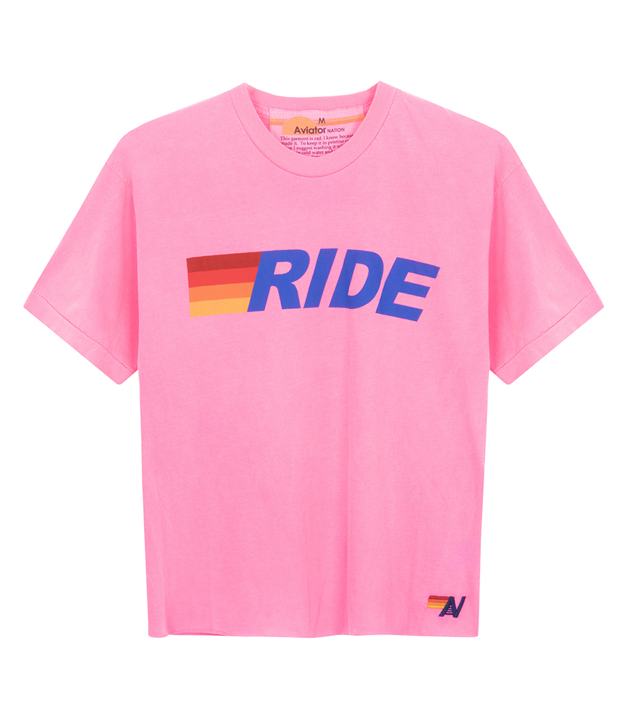 AVIATOR NATION - RIDE LOGO BOYFRIEND TEE