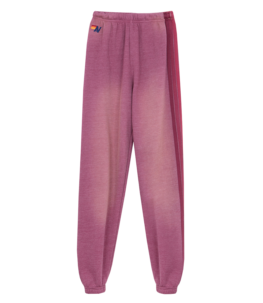 AVIATOR NATION - WOMENS 5 STRIPE FADED  SWEATPANTS
