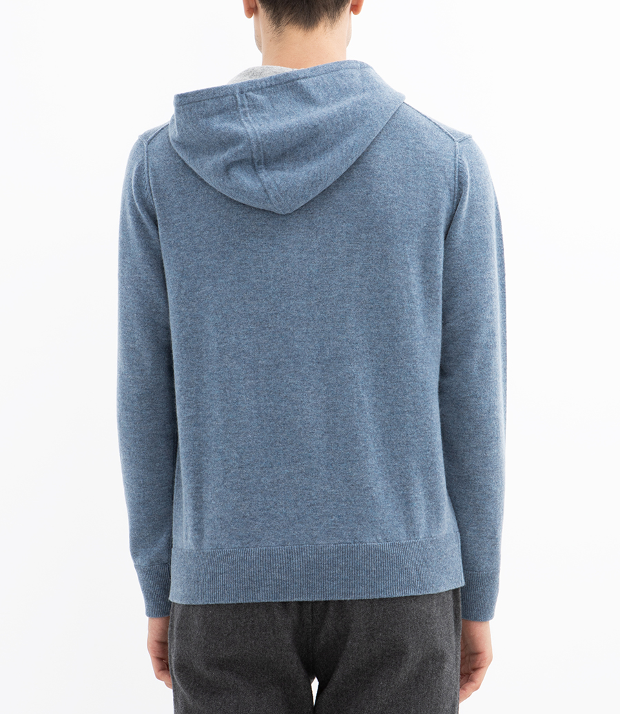 CASHMERE ZIP HOODIE