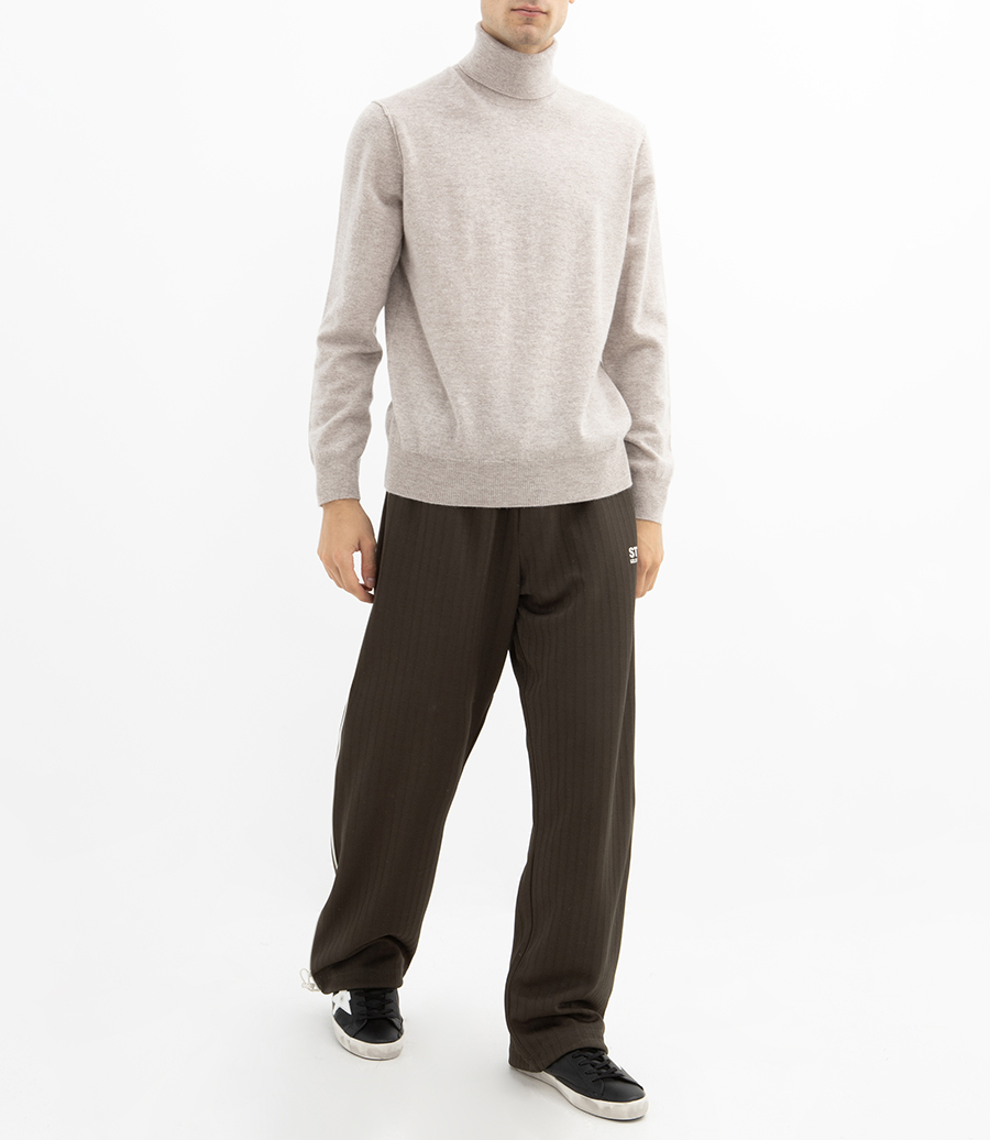 WOOL CASHMERE ROLL NECK
