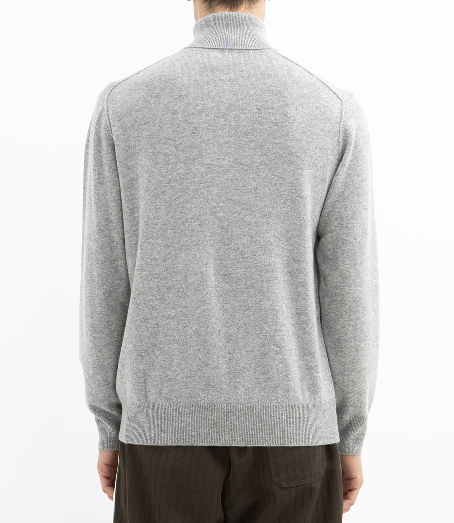 WOOL CASHMERE ROLL NECK
