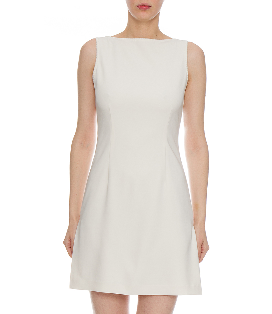 BOATNECK SHIFT DRESS