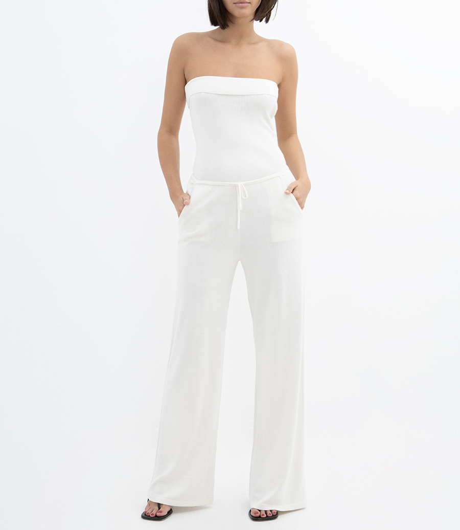 KNIT STRAPLESS TOP