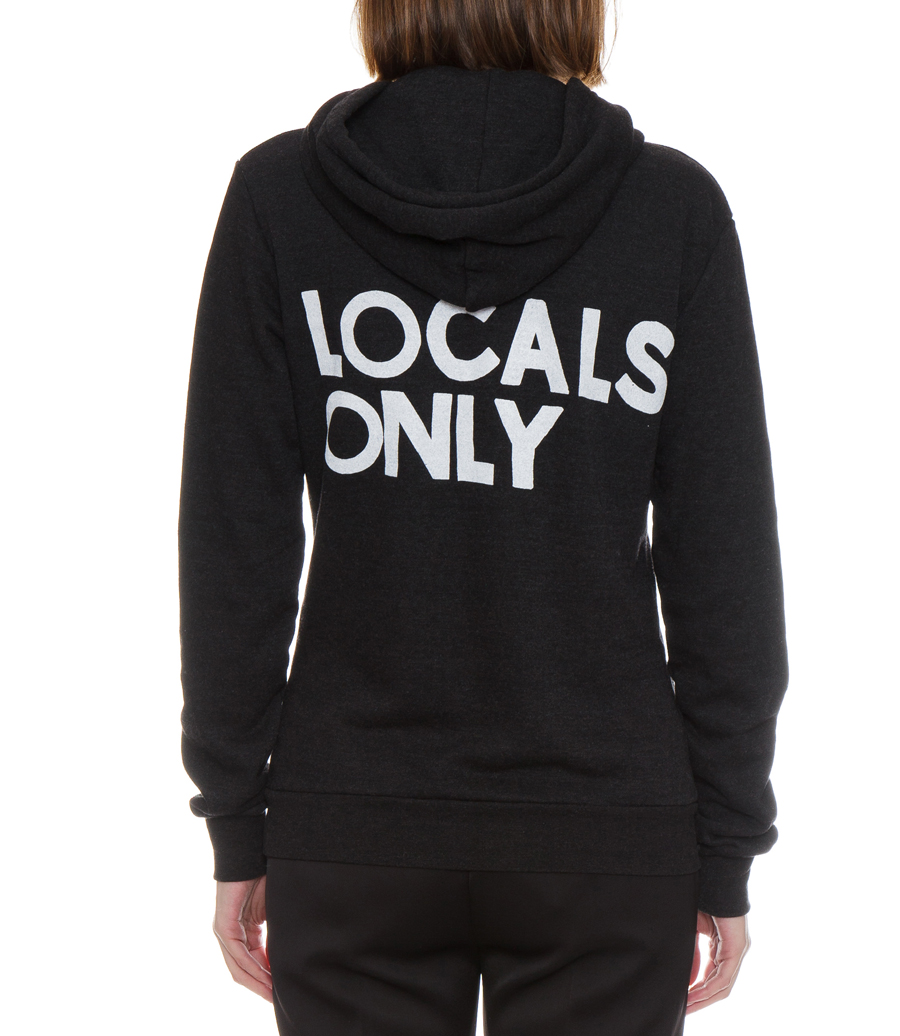 LOCALS ONLY ZIP HOODIE | Soho Soho Eshop