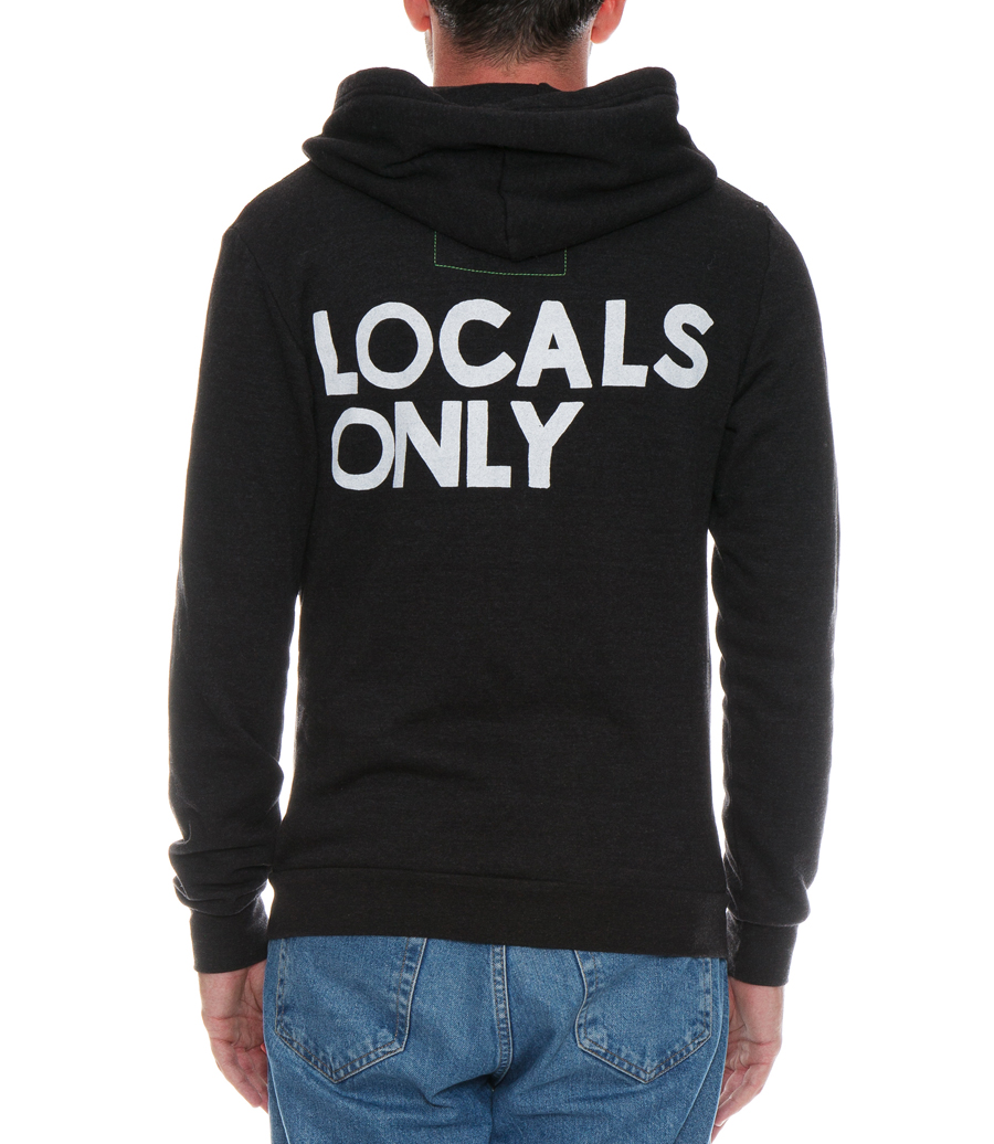 LOCALS ONLY ZIP HOODIE | Soho Soho Eshop