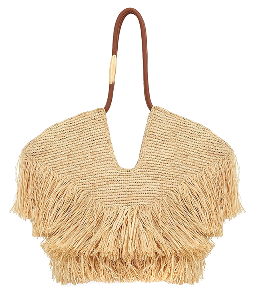 ZIMMERMANN - GOLDENTIME MEDIUM FRINGE TOTE