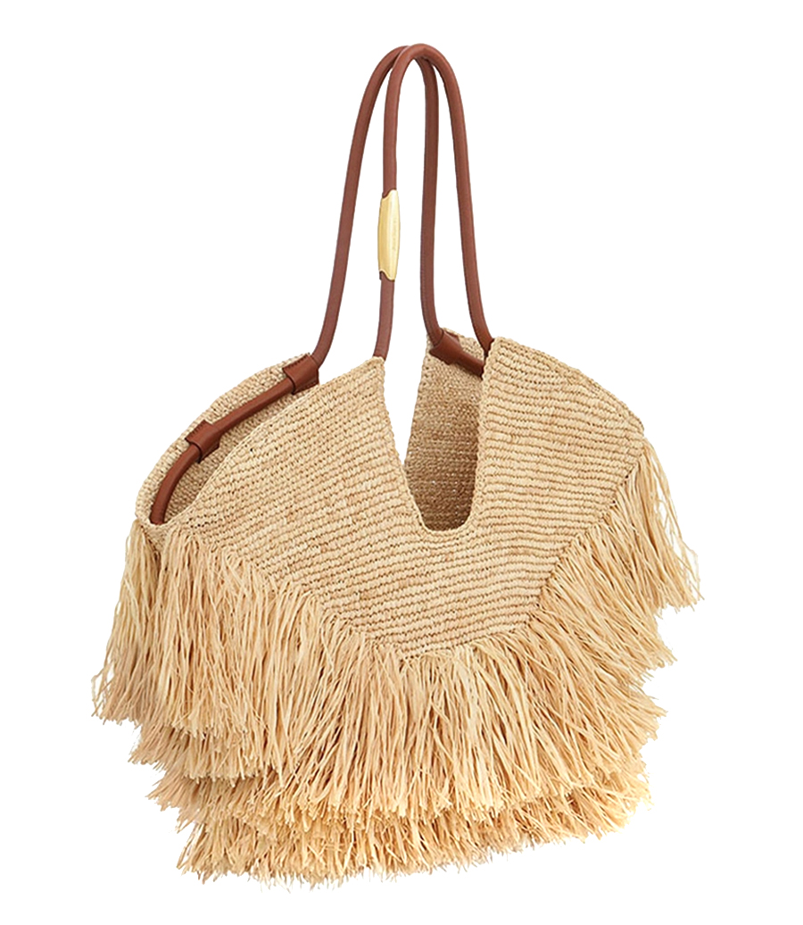 GOLDENTIME MEDIUM FRINGE TOTE