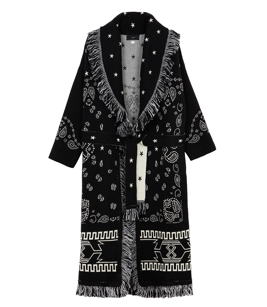 ALANUI - BANDANA JACQUARD COAT