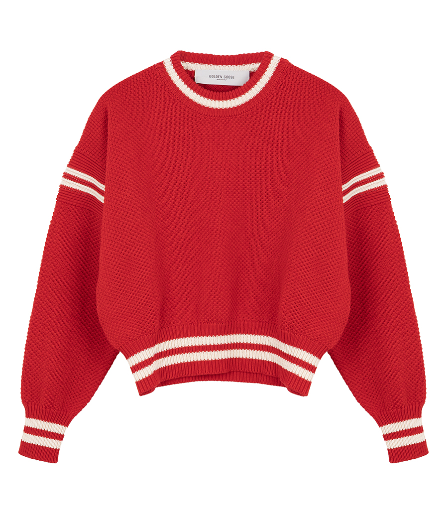 GOLDEN GOOSE  - JOURNEY BOXY CREWNECK SWEATER