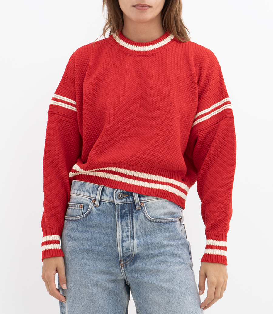 JOURNEY BOXY CREWNECK SWEATER