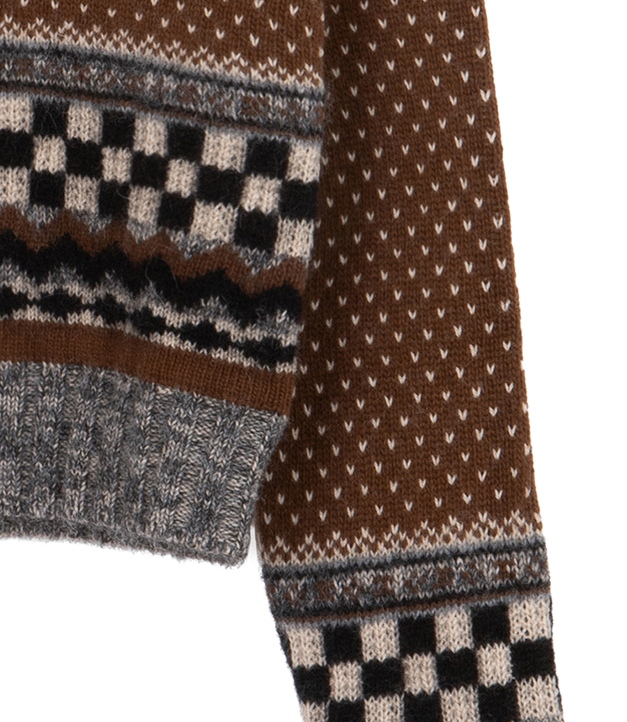 JOURNEY KNIT CROPPED PULLOVER