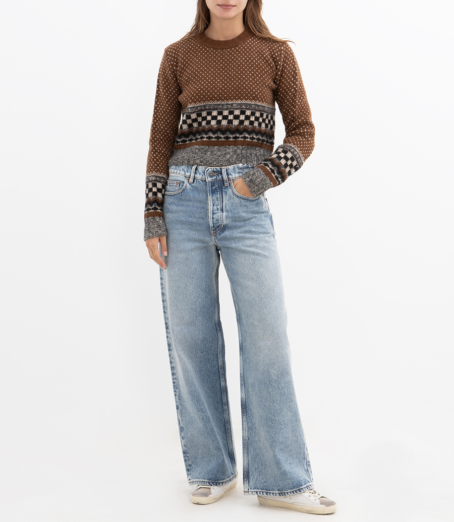 JOURNEY KNIT CROPPED PULLOVER
