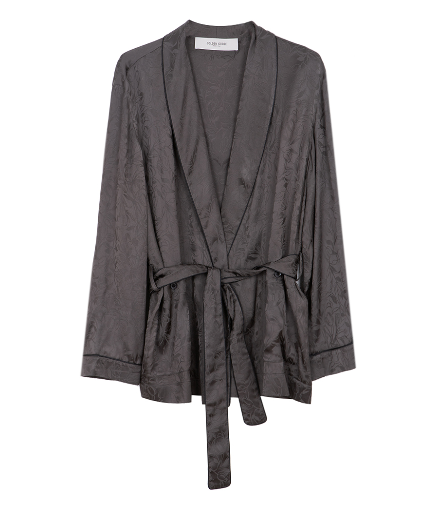 GOLDEN GOOSE  - JOURNEY SHAWL COLLAR PAJAMA JACKET