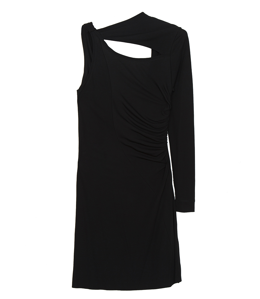 VICTORIA BECKHAM - ASYMETRIC SLASH MINI DRESS