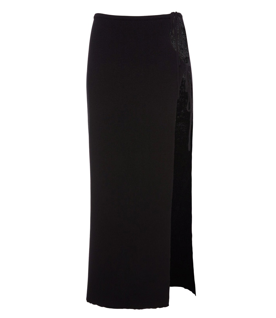 MAGDA BUTRYM - KNIT CUTOUT MIDI SKIRT
