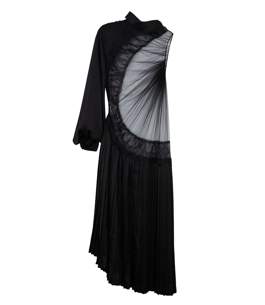 DURAN LANTINK - ONE SLEEVED ASYMMETRIC DRESS