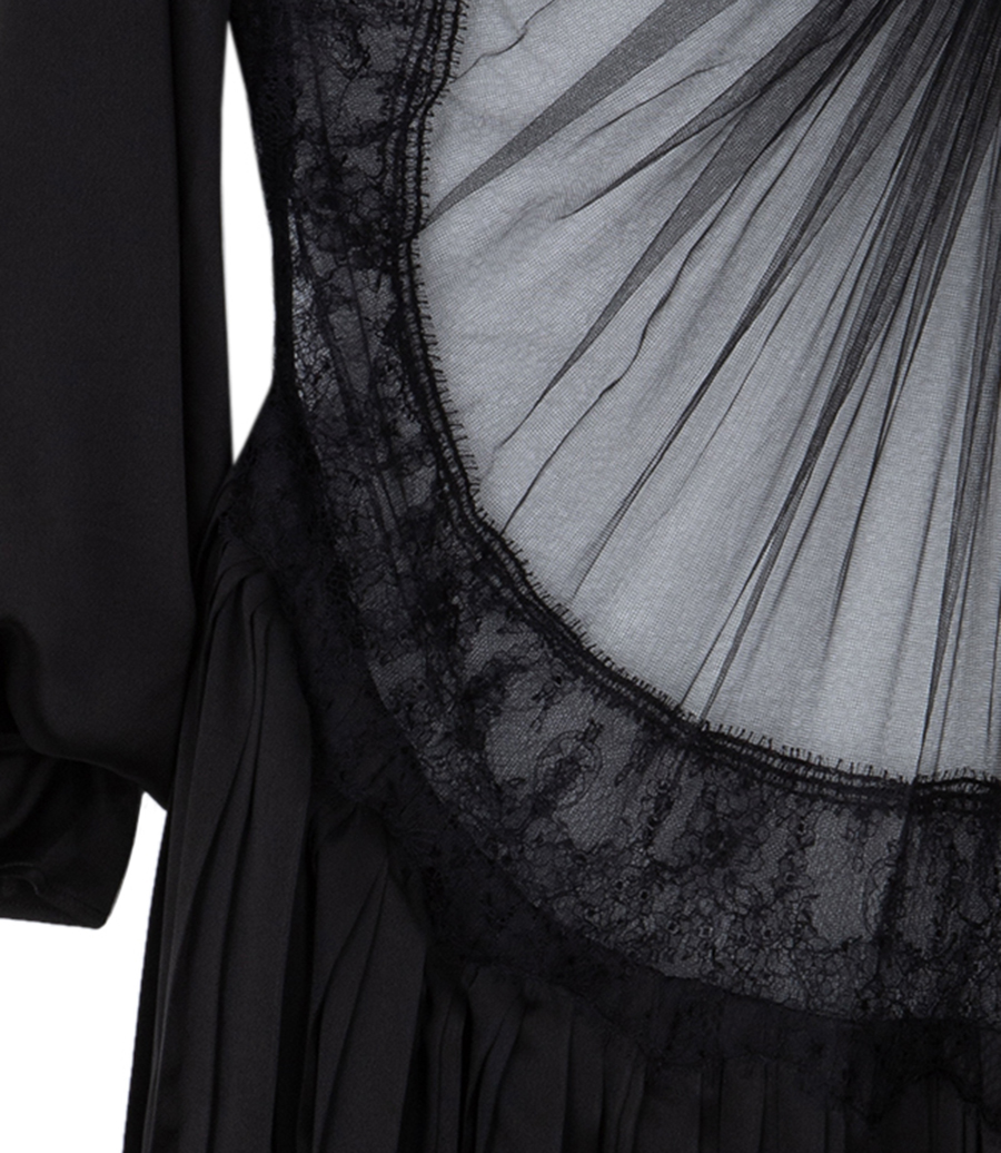 ONE SLEEVED ASYMMETRIC DRESS