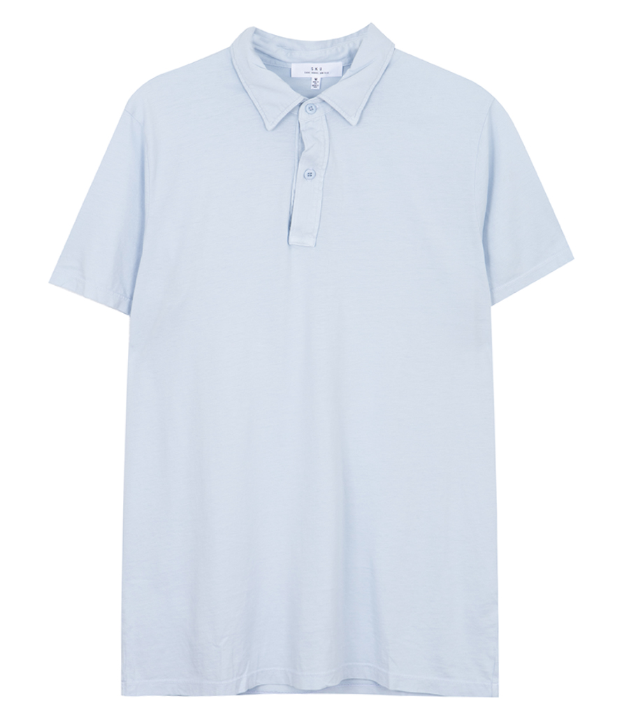 SAVE KHAKI - SS SUPIMA JERSEY POLO TEE