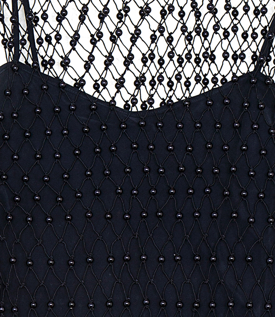 NET MACRAME DRESS